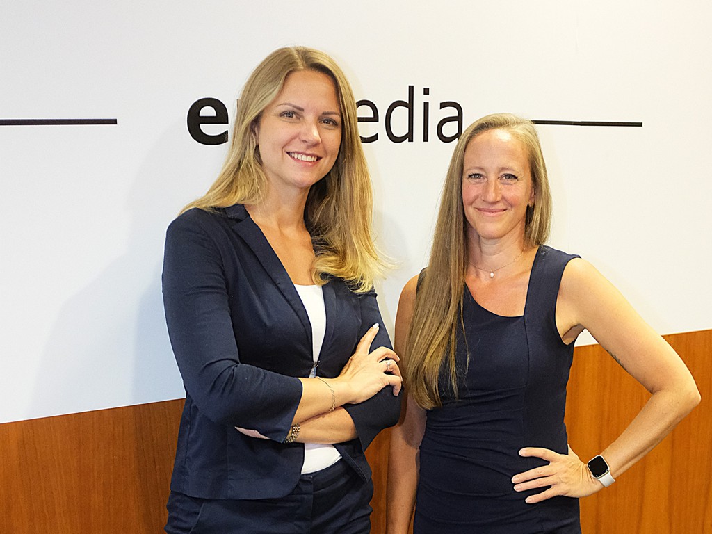 V.l.n.r._ Iris Einwaller und Sandra Hochleitner © epmedia Werbeagentur