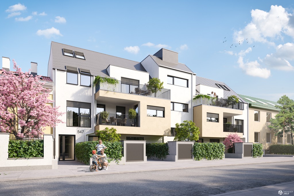 Eigentumswohnungen im 23. Bezirk.  © Renderbild
