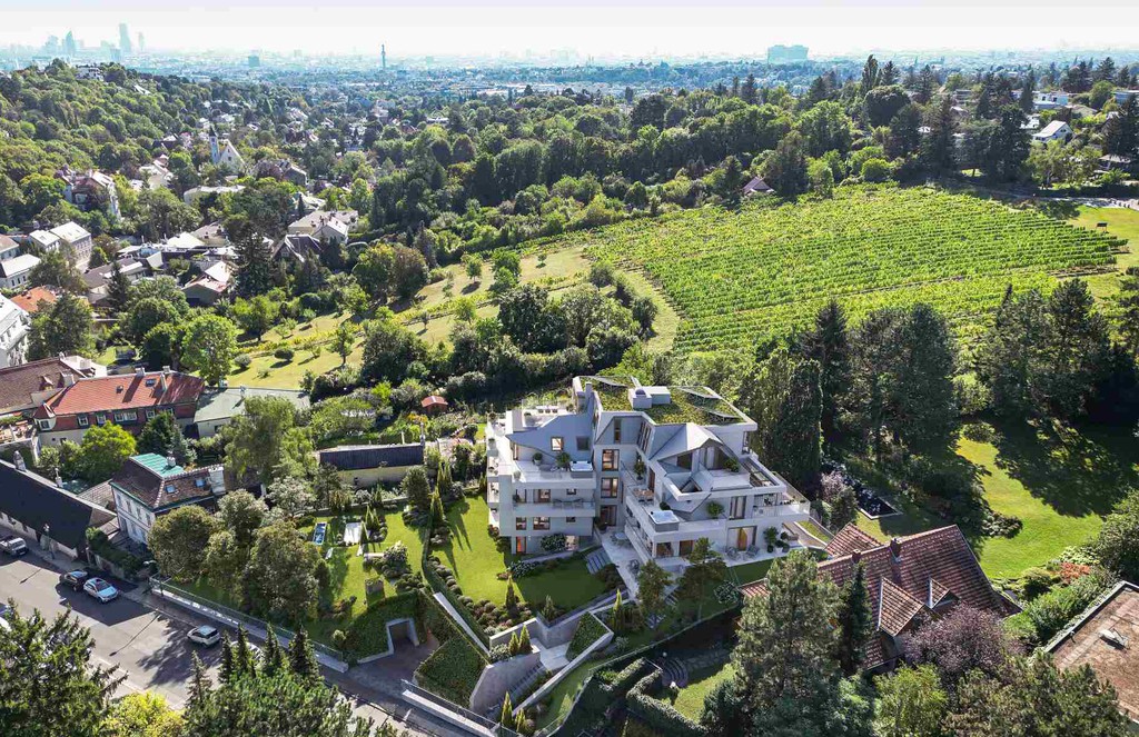 Neue Luxuswohnungen im Sievering sind jetzt in der Vermarktung © Kollitsch & Soravia Immobilien 