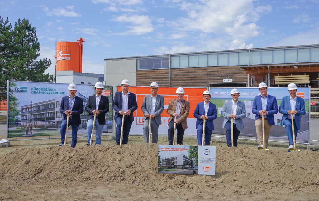 Spatenstich am  Leyrer + Graf-Standort in Horn  © Leyrer + Graf