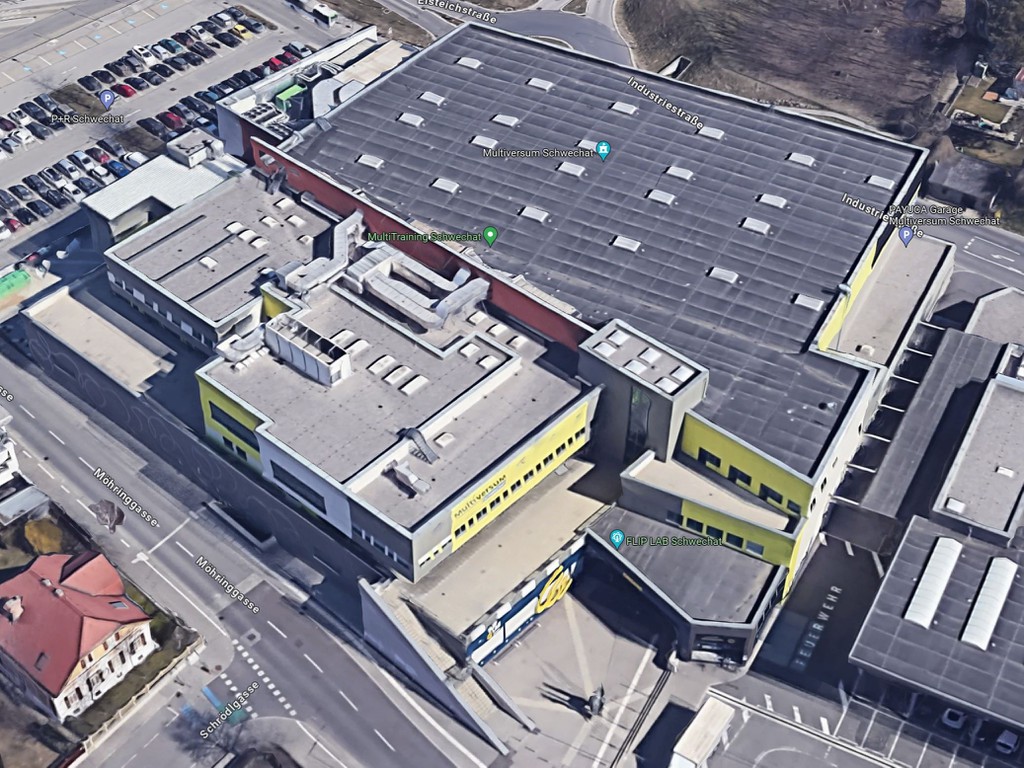Multiversum Schwechat neu übernommen © Google Maps