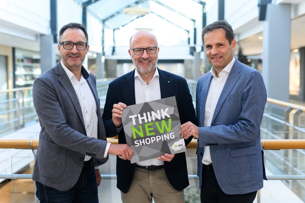  SILLPARK Center-Manager Markus Siedl, Christoph Andexlinger, CEO SES Spar European Shopping Centers und Michael Heinisch, CEO der Vinzenz Gruppe ©SILLPARK Oss