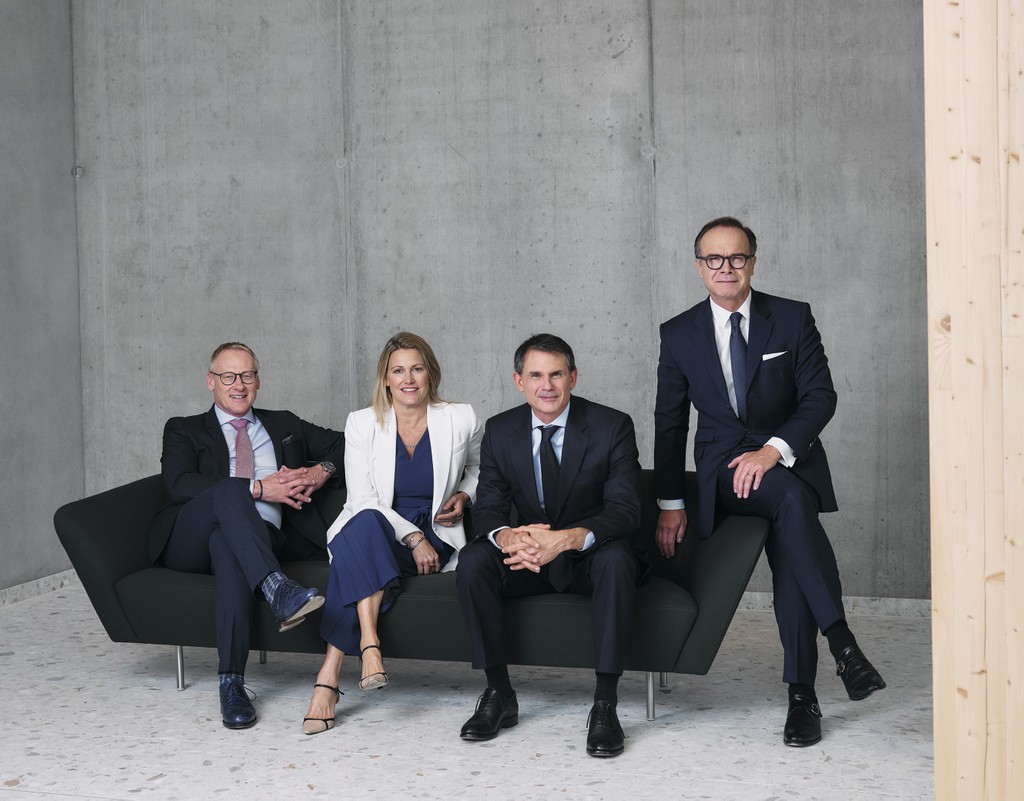 Der UBM-Vorstand vlnr: Peter Schaller, Martina Maly-Gärtner, Patric Thate, Thomas G. Winkler © Philipp Horak