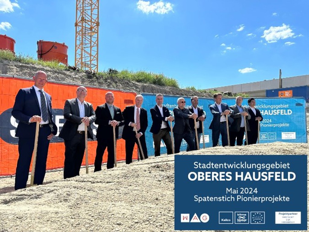 Kallco beging den-Spatenstich für rund 1.300 Wohnungen. © Kallco