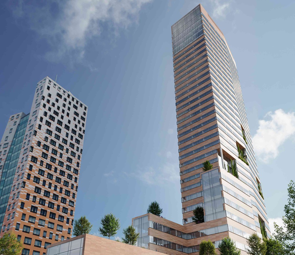 Baustart des Südturms der H Towers ist im Q4 2025. © HS-Investment s.r.o/Atelier Habina