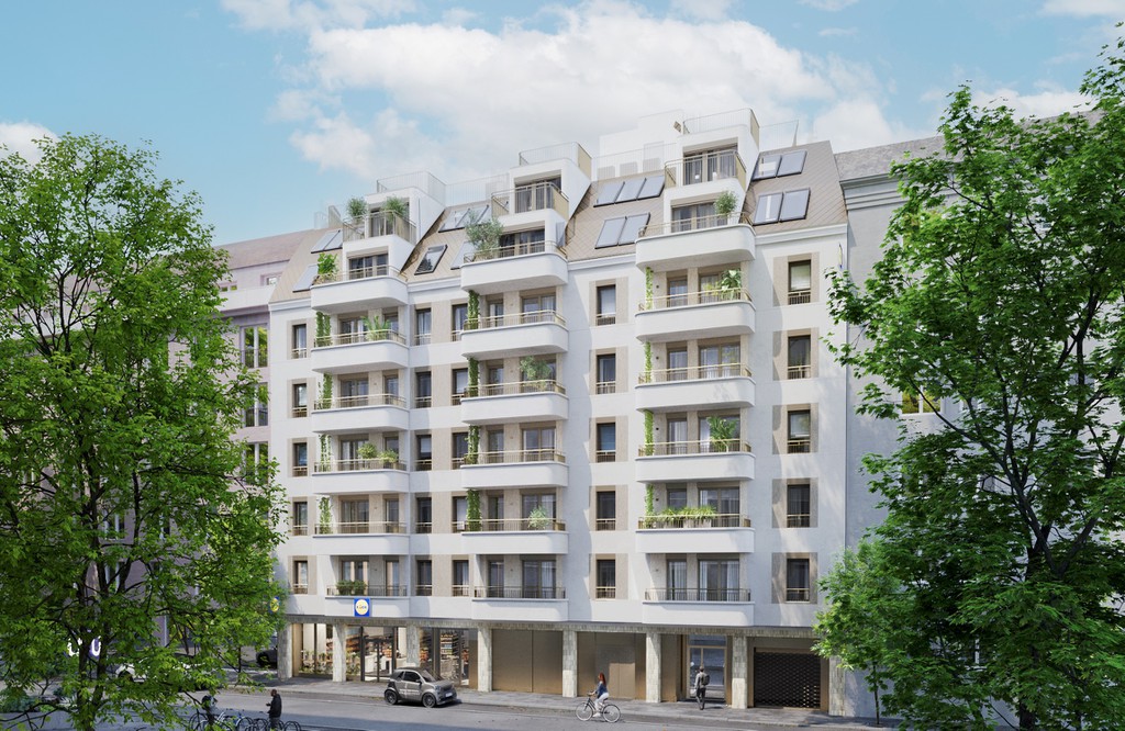 Das Neubauprojekt Siebenbrunnengasse 44 © JP Immobilien