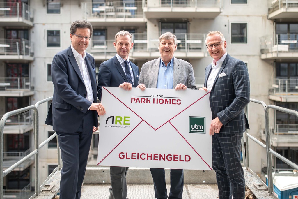 Gleichenfeier für Park Homes © Seelig