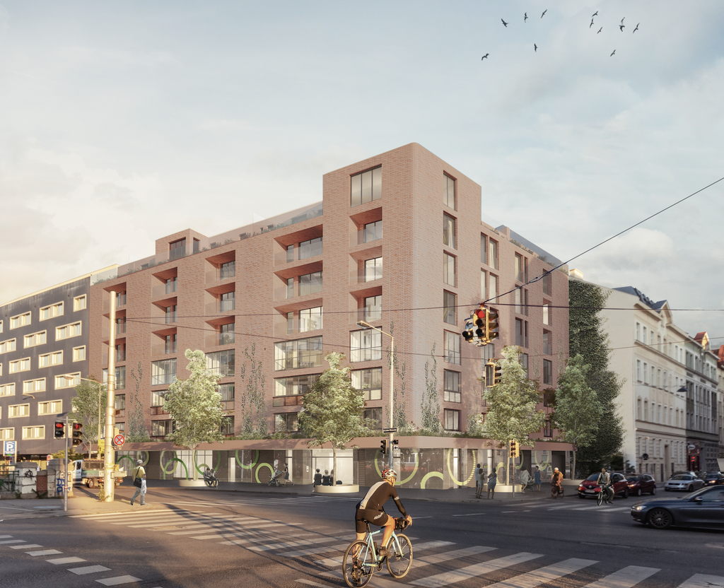 An der Linken Wienzeile 216 entsteht ein modernes Wohnbauprojekt © A2K Architekten