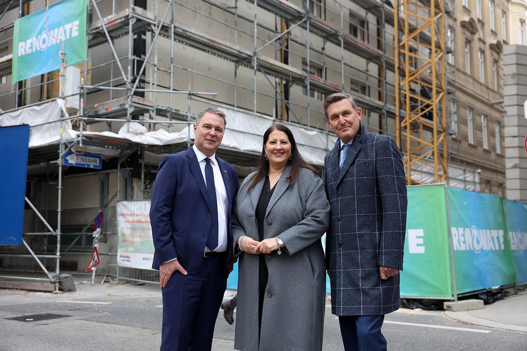 Andreas Babler, Kathrin Gaal und Peter Hanke  © Stadt Wien/Martin Votava