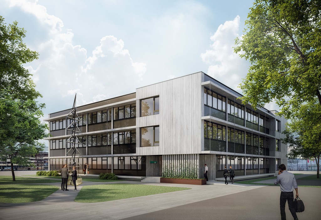 Rendering Bürogebäude Graf-Holztechnik  © sps architekten zt 