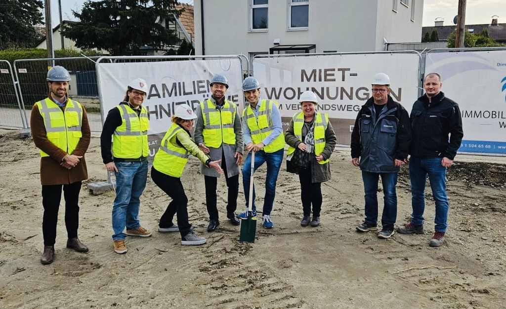 Spatenstich in Donaustadt © Decus Immobilien