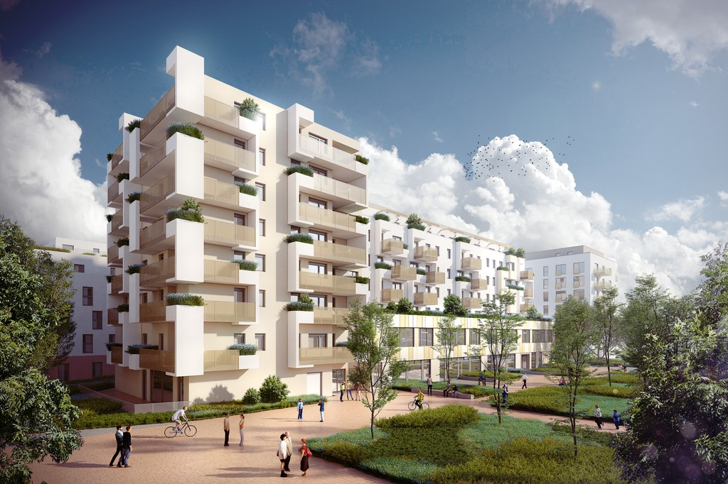 Stadquartier Am langen Felde finalisiert © Architekturbüro Knötzl