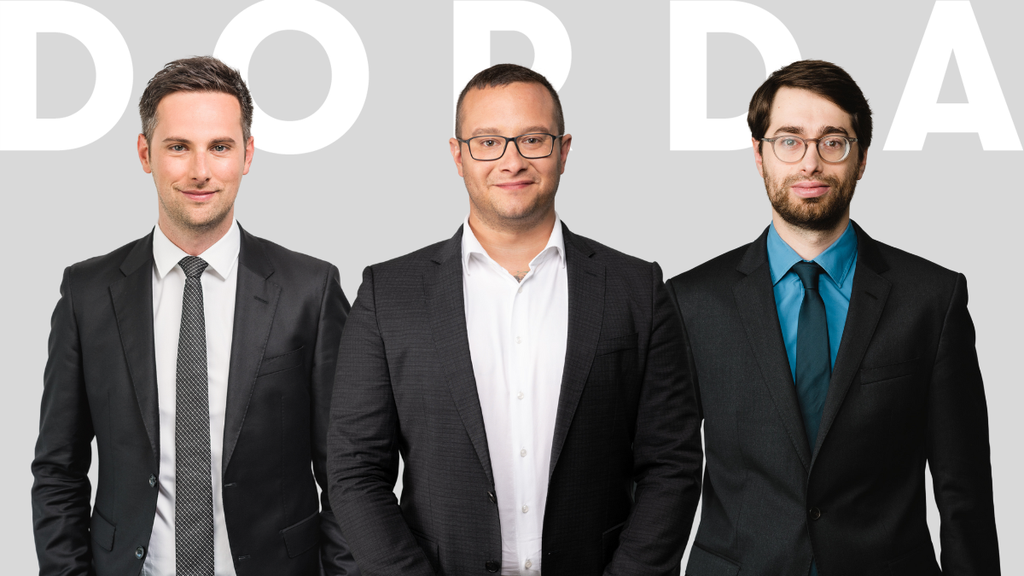 v l.n.r: Andreas Seling, Nino Tlapak, Felix Zopf © Dorda