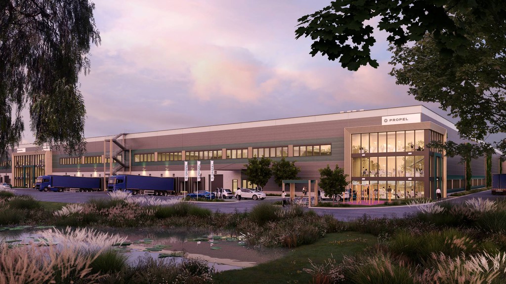 Rendering Propel Bruchsal © Invesco Real Estate