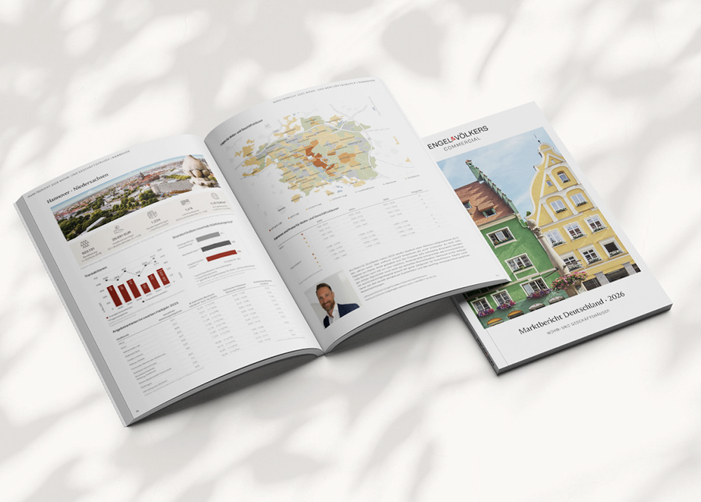 Marktbericht für Wohn- und Geschäftshäuser Deutschland 2026 von Engel & Völkers Research © Engel & Völkers