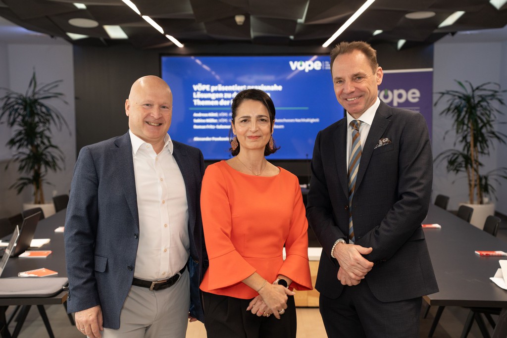 Roman Fritz-Salamon, Sabine Müller und Andreas Kött © ALBA Communications