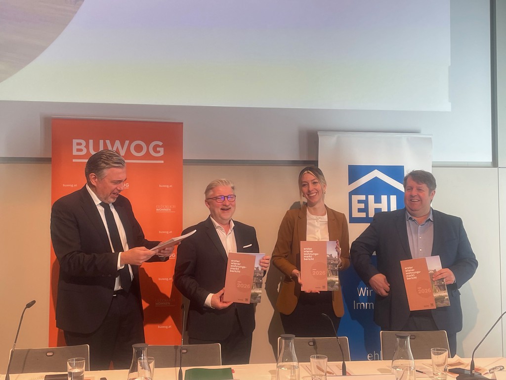 Die Vorstellung des Ersten Wiener Wohnungsmarktberichtes. © Stefan Posch