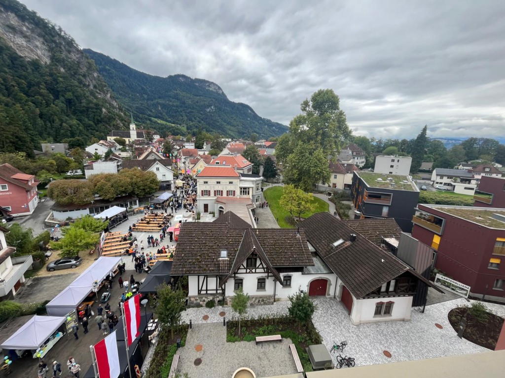 Das neue Projekt fügt sich harmoisch in das Stadtbild von Hohenems ein © Stadt Hohenems